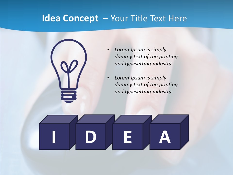 E Commerce Modern Close Up PowerPoint Template