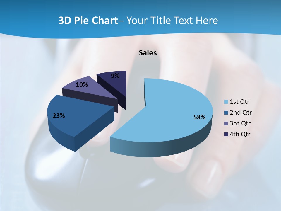 E Commerce Modern Close Up PowerPoint Template