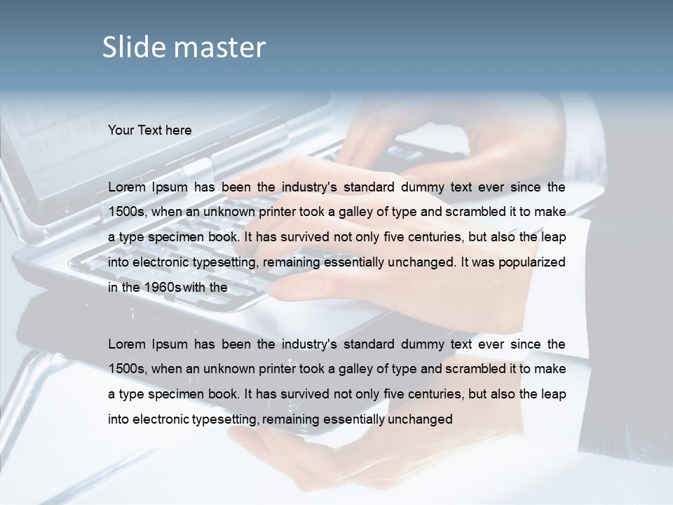 Hardware Employment Computing PowerPoint Template
