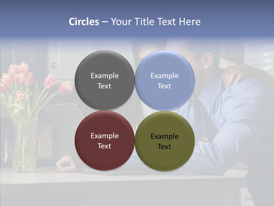 Scene Man Sharing PowerPoint Template