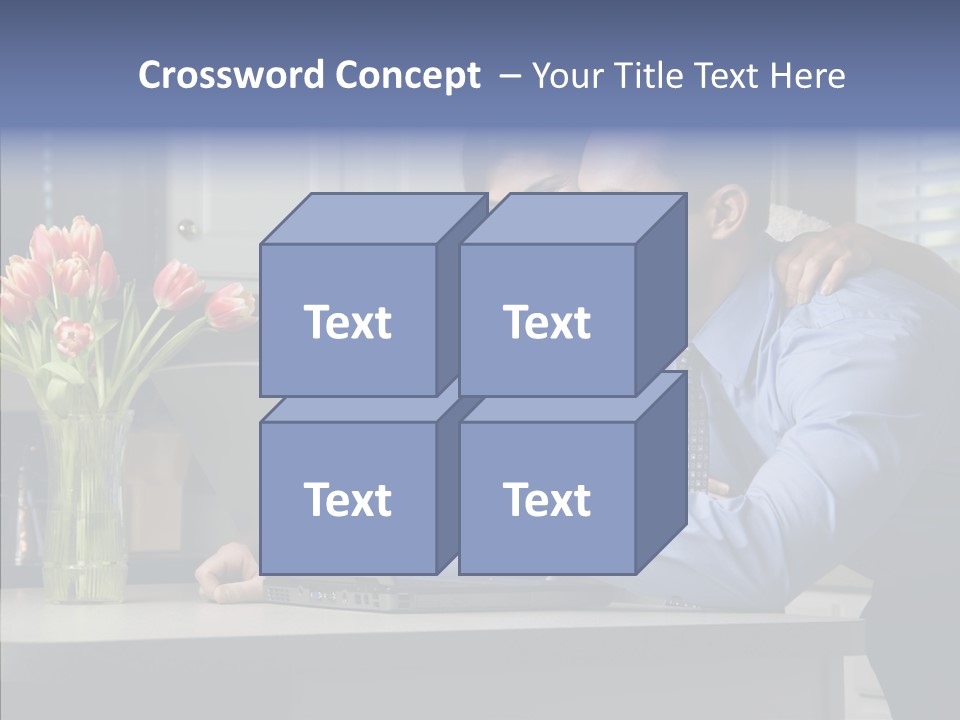 Scene Man Sharing PowerPoint Template