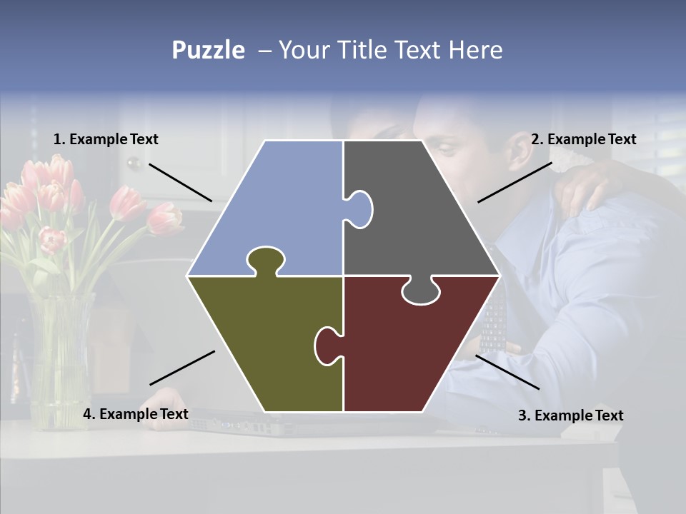 Scene Man Sharing PowerPoint Template
