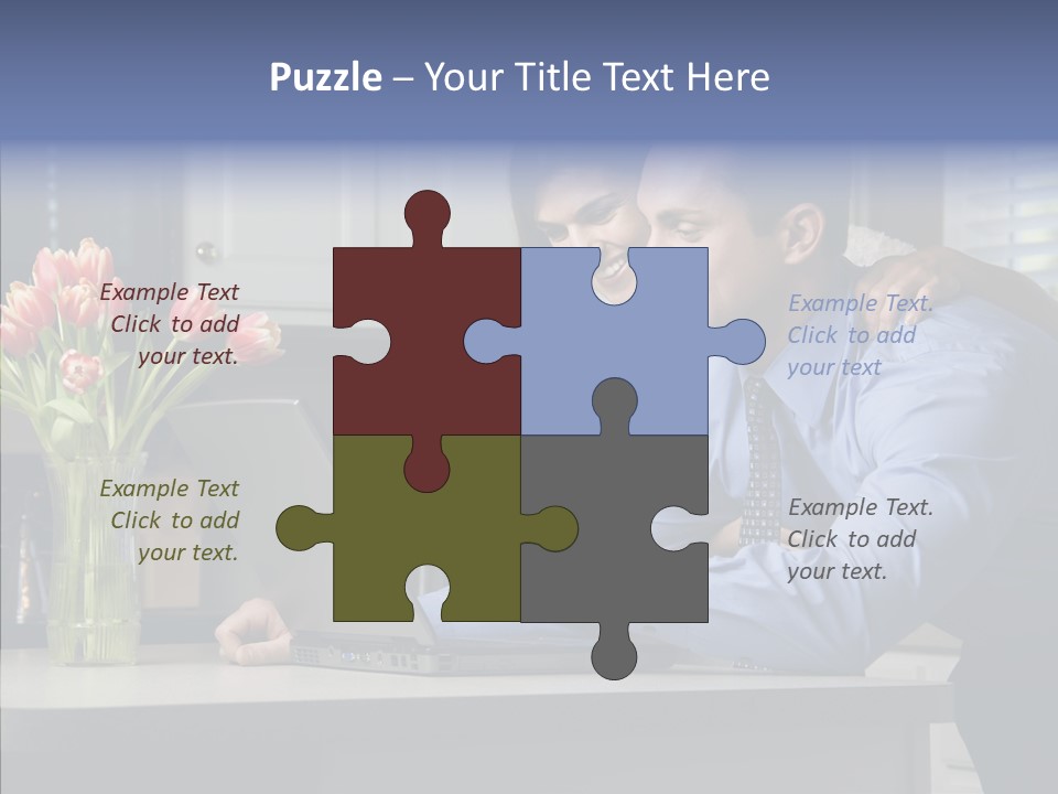 Scene Man Sharing PowerPoint Template