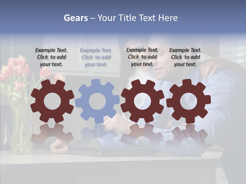 Scene Man Sharing PowerPoint Template