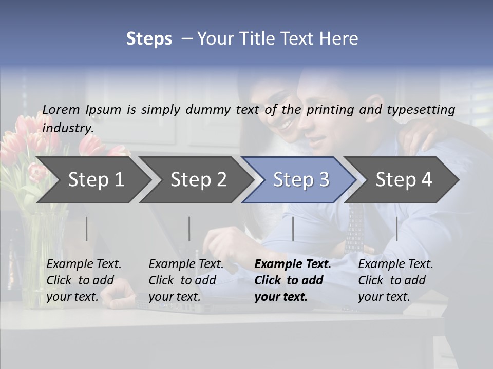 Scene Man Sharing PowerPoint Template