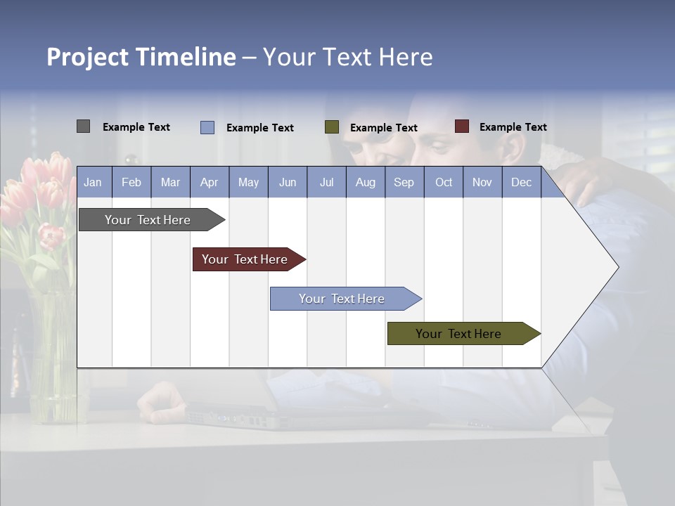 Scene Man Sharing PowerPoint Template