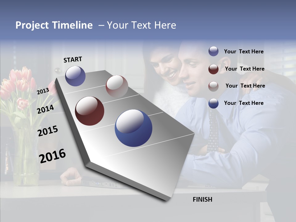Scene Man Sharing PowerPoint Template