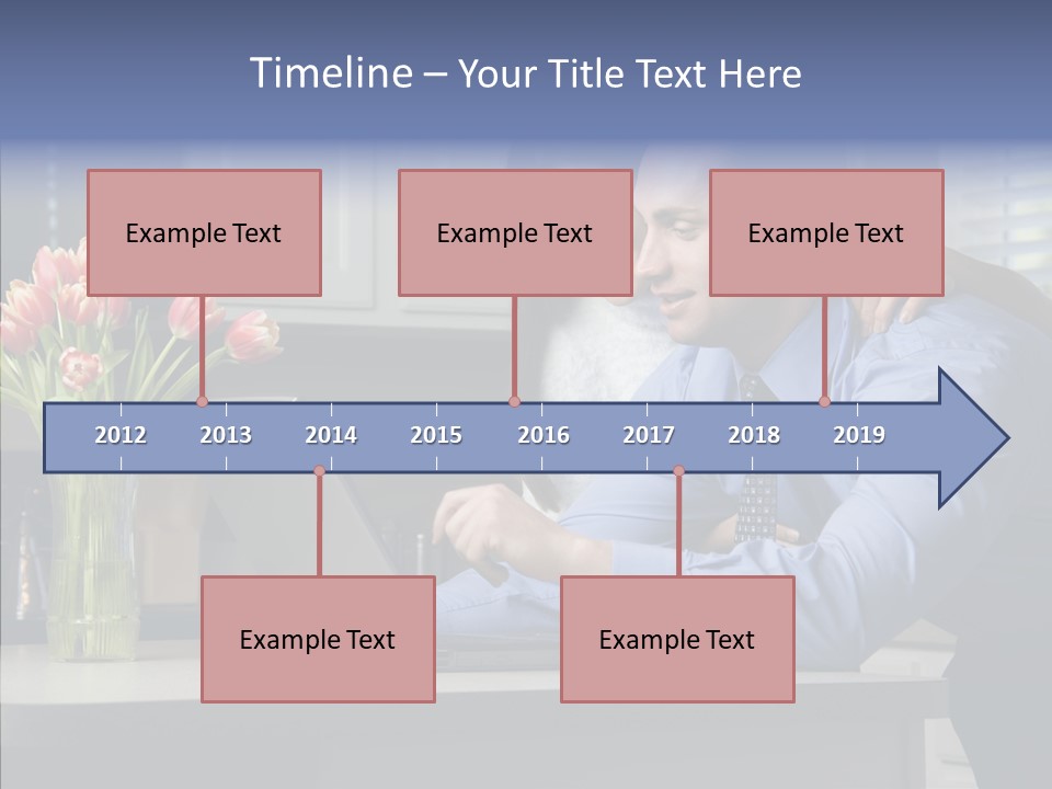 Scene Man Sharing PowerPoint Template