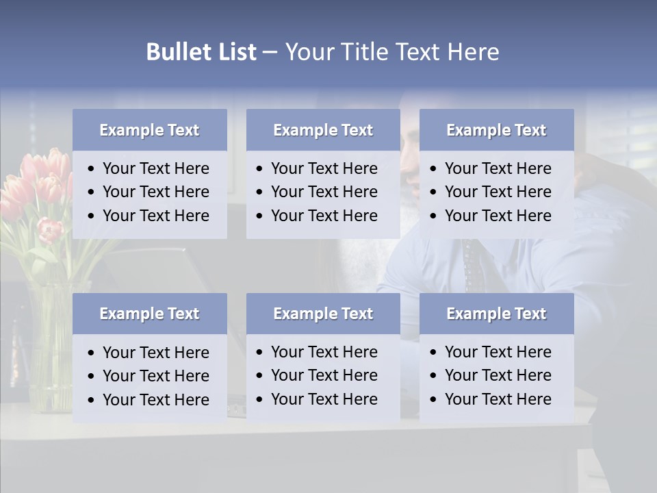 Scene Man Sharing PowerPoint Template