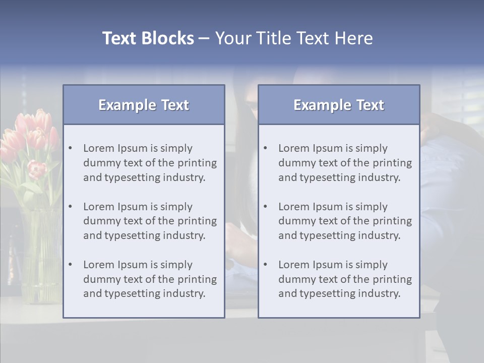 Scene Man Sharing PowerPoint Template
