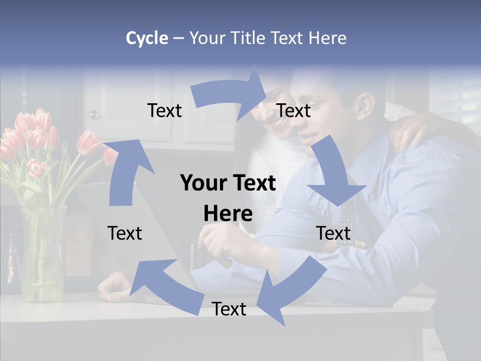 Scene Man Sharing PowerPoint Template