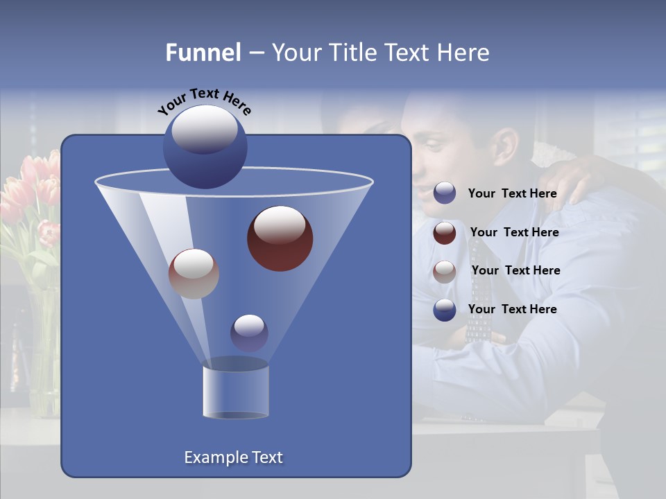 Scene Man Sharing PowerPoint Template