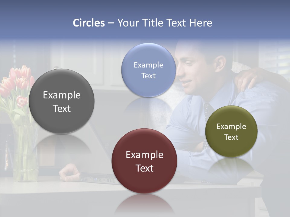 Scene Man Sharing PowerPoint Template