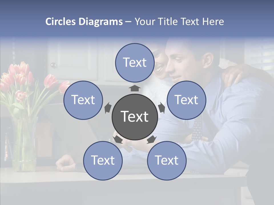 Scene Man Sharing PowerPoint Template
