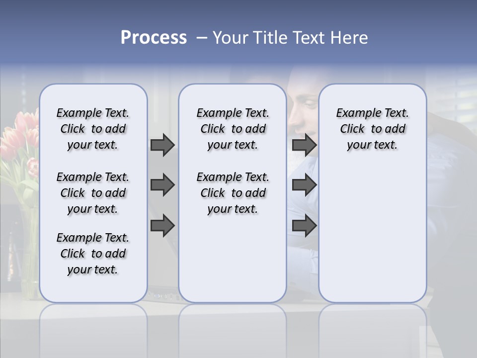 Scene Man Sharing PowerPoint Template