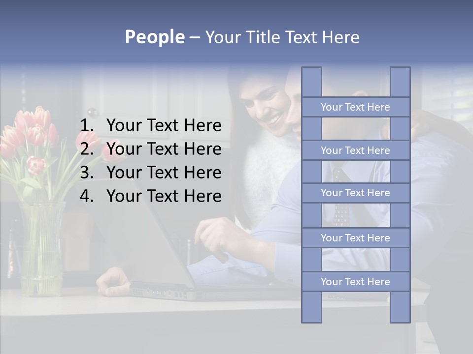 Scene Man Sharing PowerPoint Template