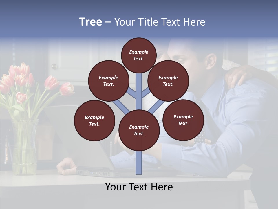 Scene Man Sharing PowerPoint Template