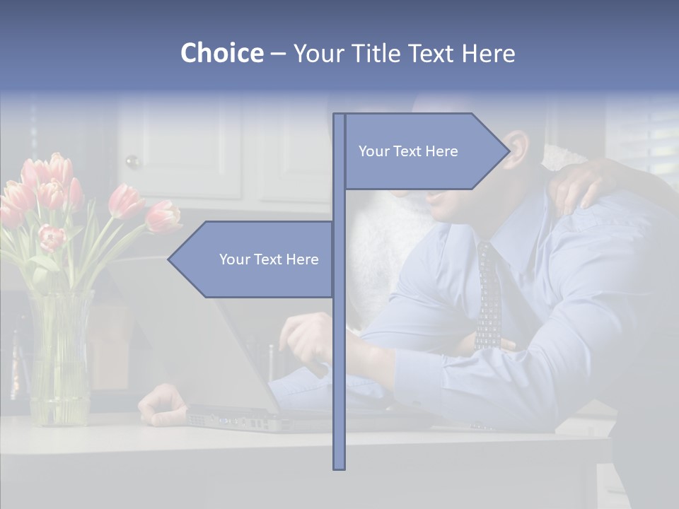 Scene Man Sharing PowerPoint Template