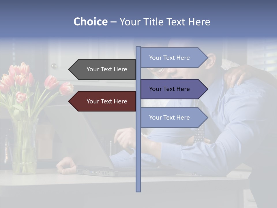 Scene Man Sharing PowerPoint Template