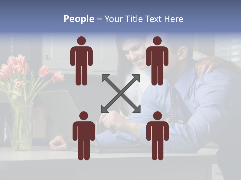 Scene Man Sharing PowerPoint Template