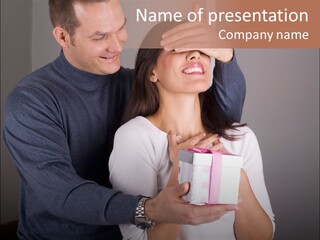 Wife Adults Husband PowerPoint Template