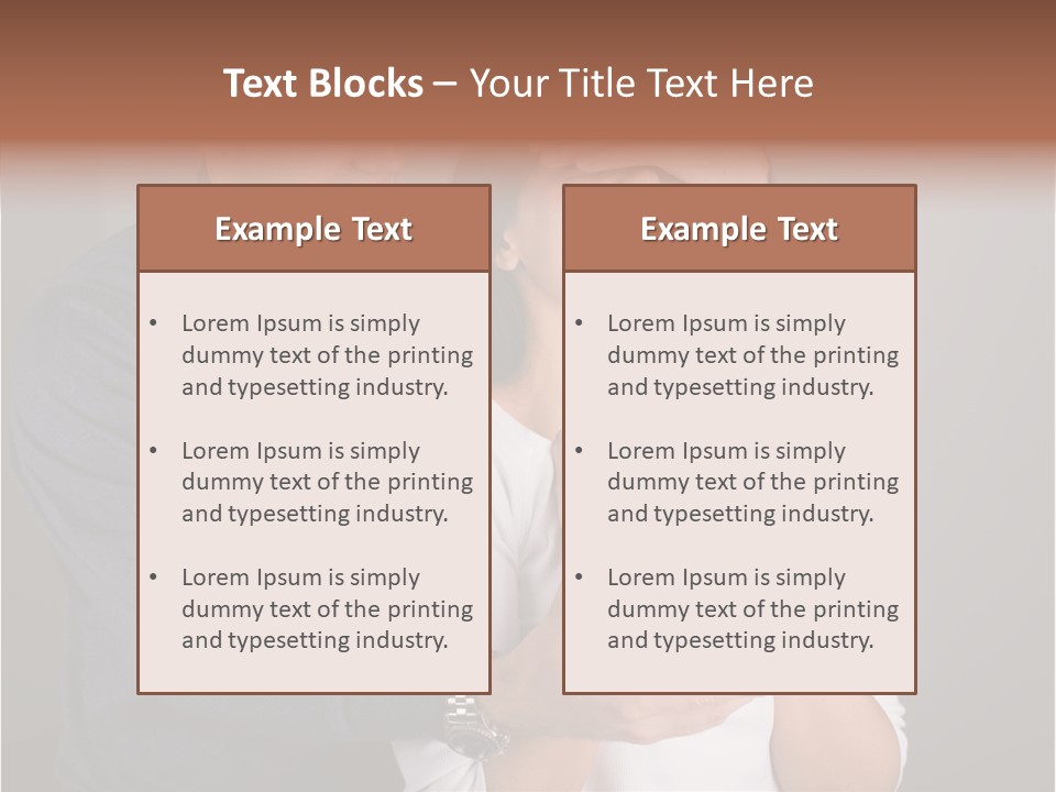 Wife Adults Husband PowerPoint Template