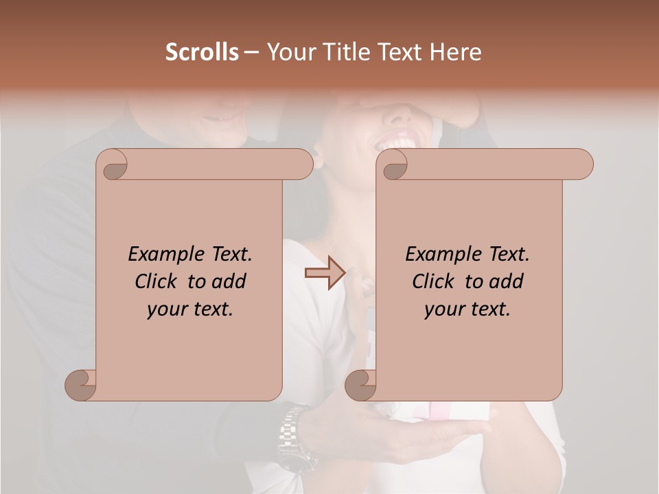 Wife Adults Husband PowerPoint Template