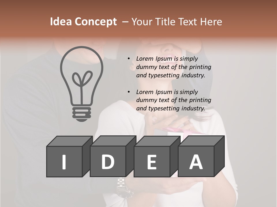 Wife Adults Husband PowerPoint Template