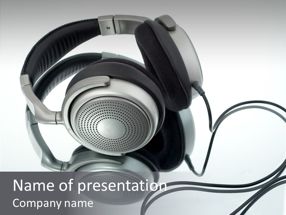 Modern Audio Sound PowerPoint Template