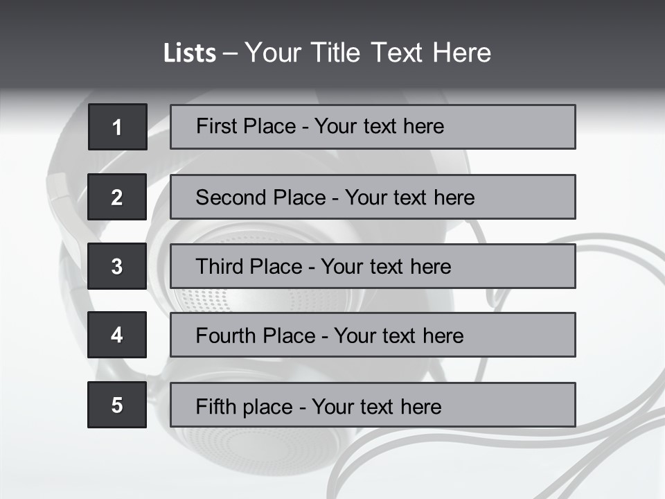 Modern Audio Sound PowerPoint Template