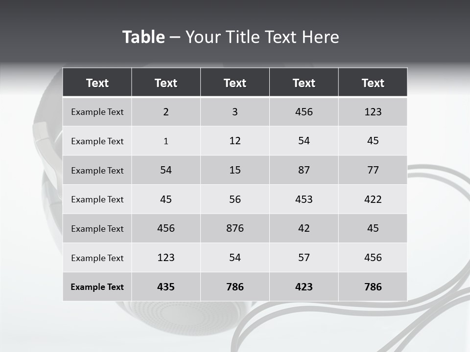 Modern Audio Sound PowerPoint Template