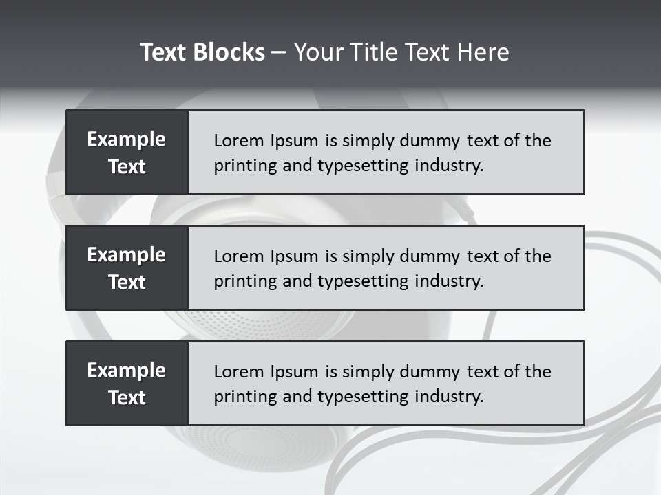 Modern Audio Sound PowerPoint Template