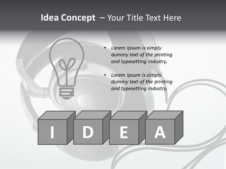 Modern Audio Sound PowerPoint Template