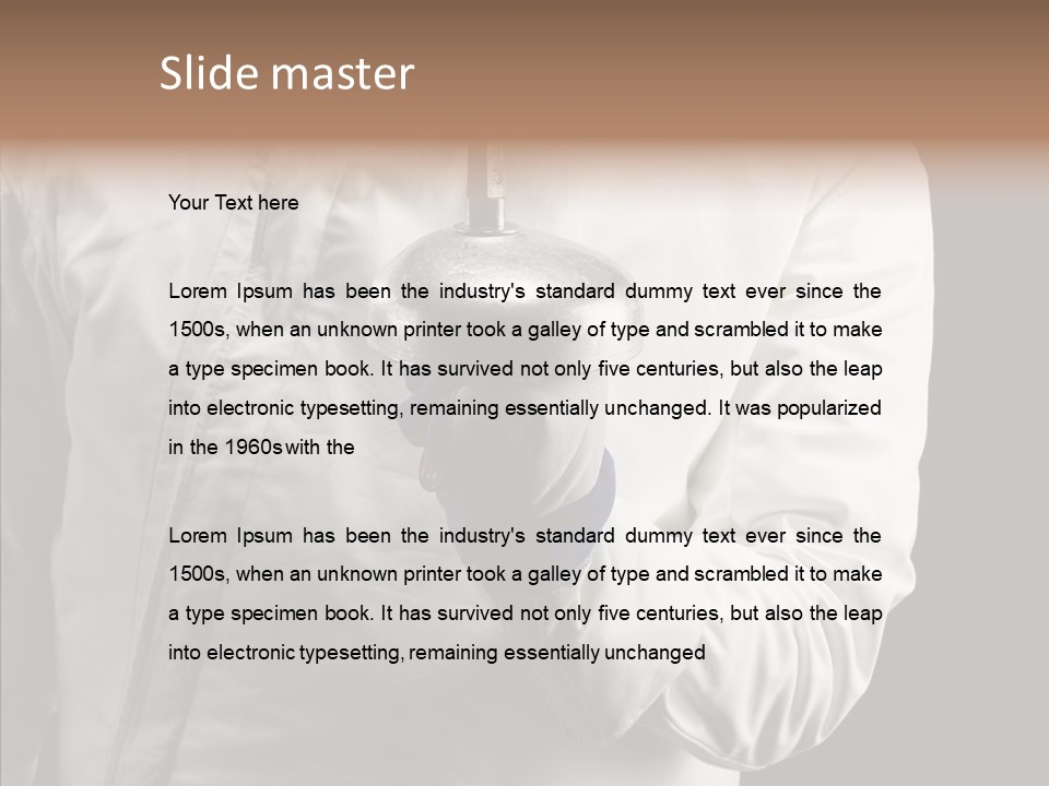 Studio Dramatic Athletic PowerPoint Template