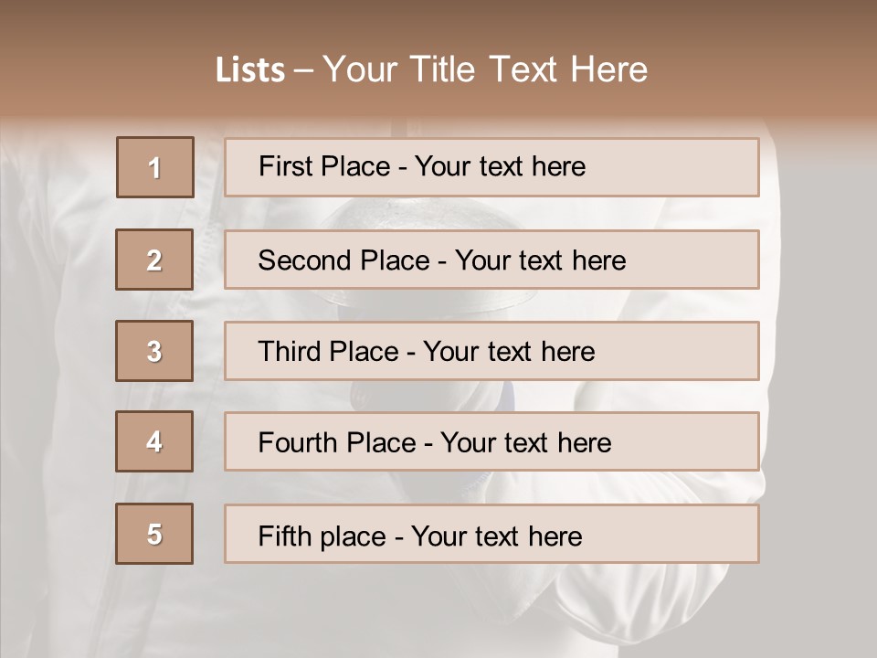 Studio Dramatic Athletic PowerPoint Template