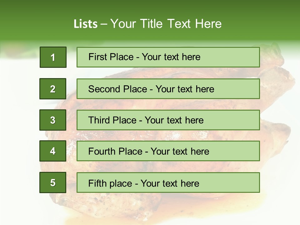 Drink Food Isolated PowerPoint Template