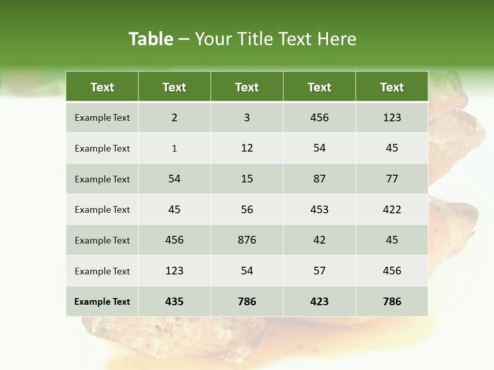 Drink Food Isolated PowerPoint Template
