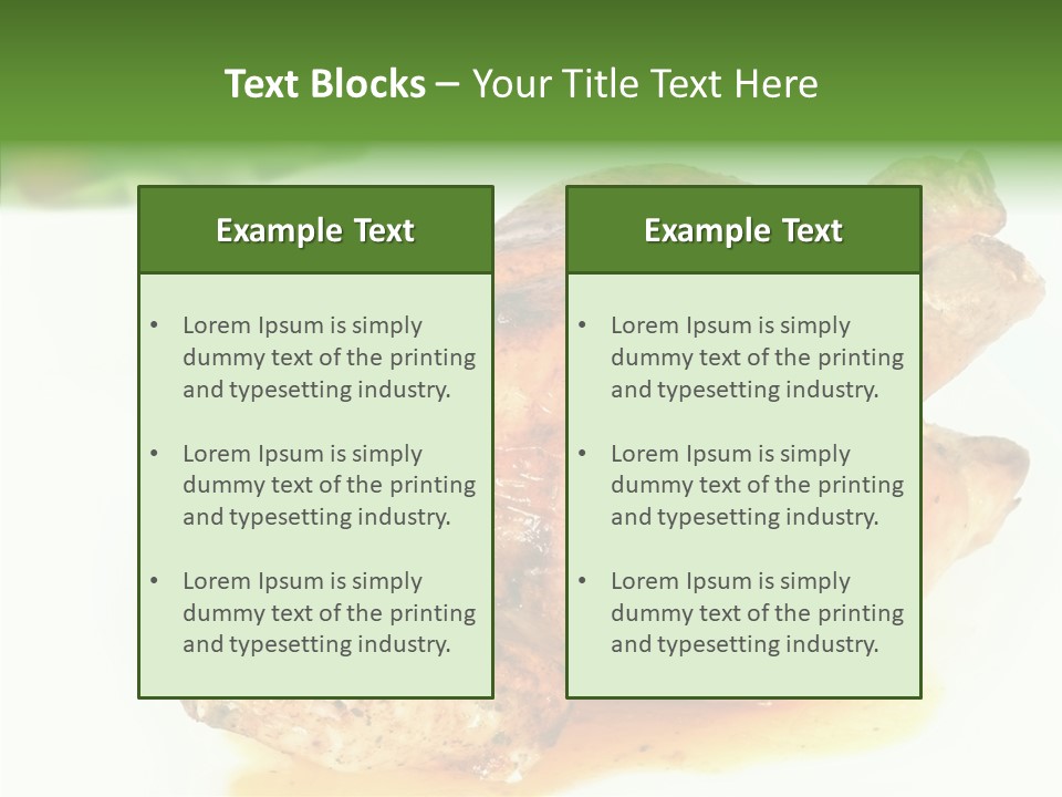 Drink Food Isolated PowerPoint Template