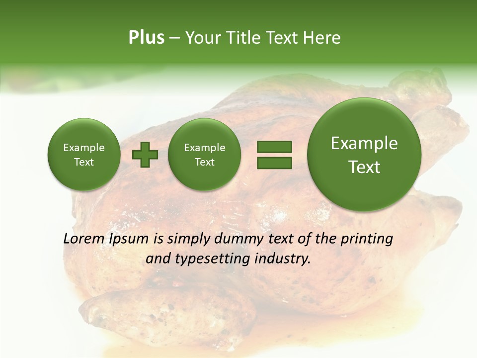 Drink Food Isolated PowerPoint Template