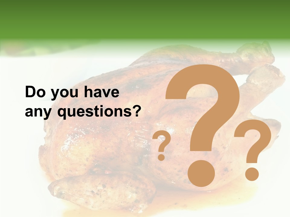 Drink Food Isolated PowerPoint Template