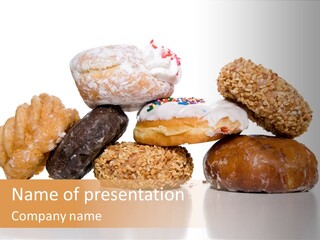 Calories Cholesterol Taste PowerPoint Template