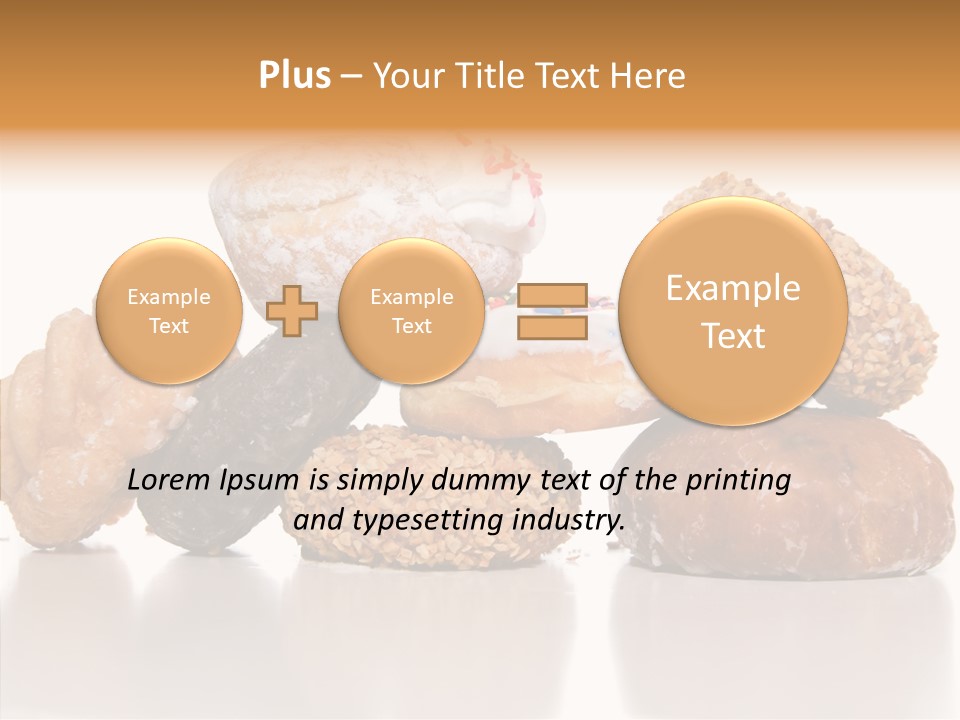 Calories Cholesterol Taste PowerPoint Template