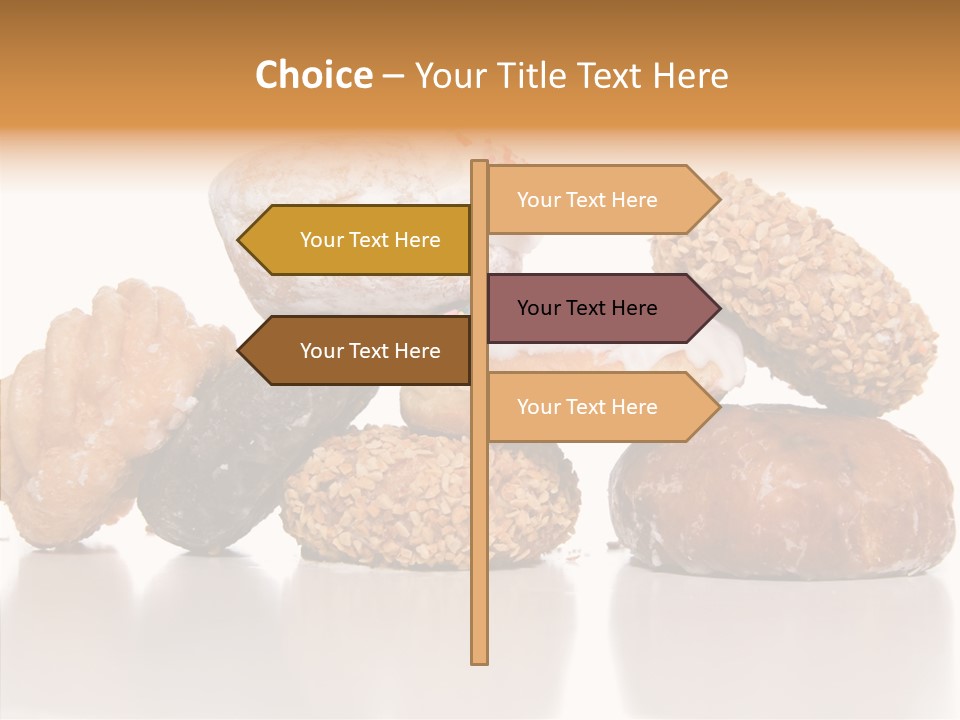 Calories Cholesterol Taste PowerPoint Template
