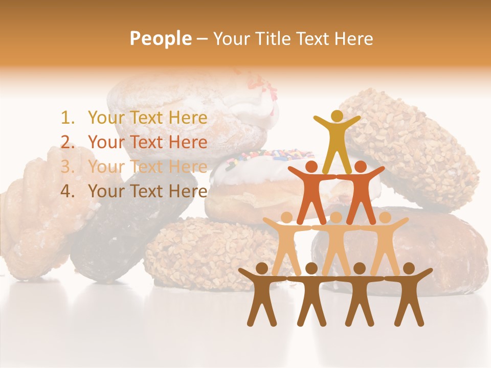 Calories Cholesterol Taste PowerPoint Template