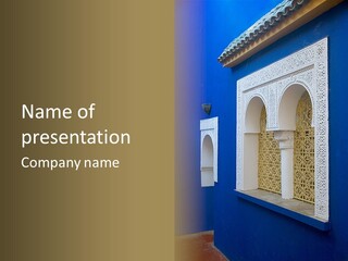 Fenetre Window Marrakech PowerPoint Template