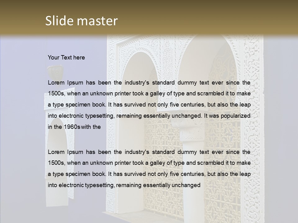 Fenetre Window Marrakech PowerPoint Template