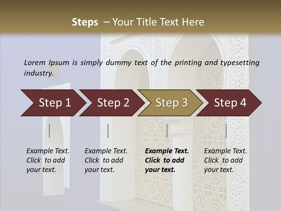 Fenetre Window Marrakech PowerPoint Template