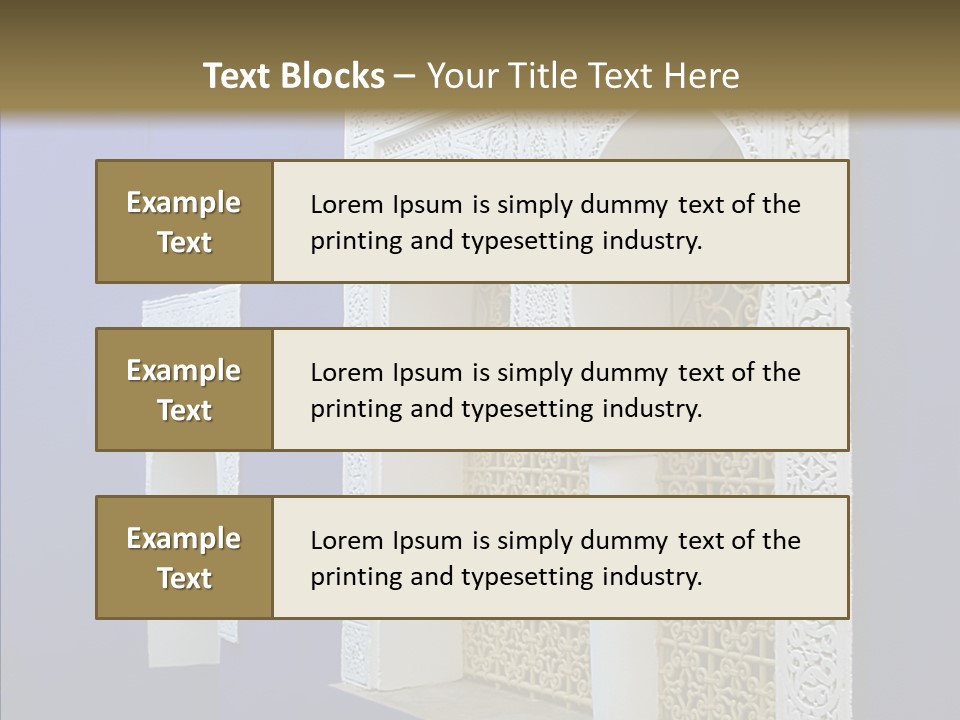 Fenetre Window Marrakech PowerPoint Template