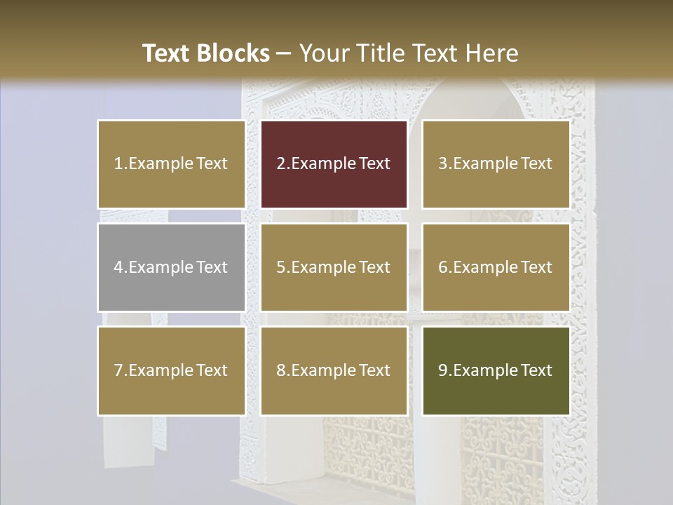 Fenetre Window Marrakech PowerPoint Template