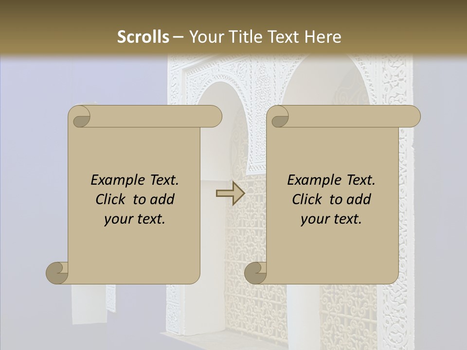 Fenetre Window Marrakech PowerPoint Template